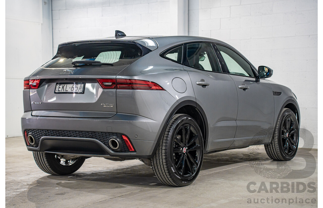 11/2020 Jaguar E-Pace P250 Chequered Flag (AWD 183KW) X540 MY20 4d Wagon Corris Grey Metallic Turbo 2.0L