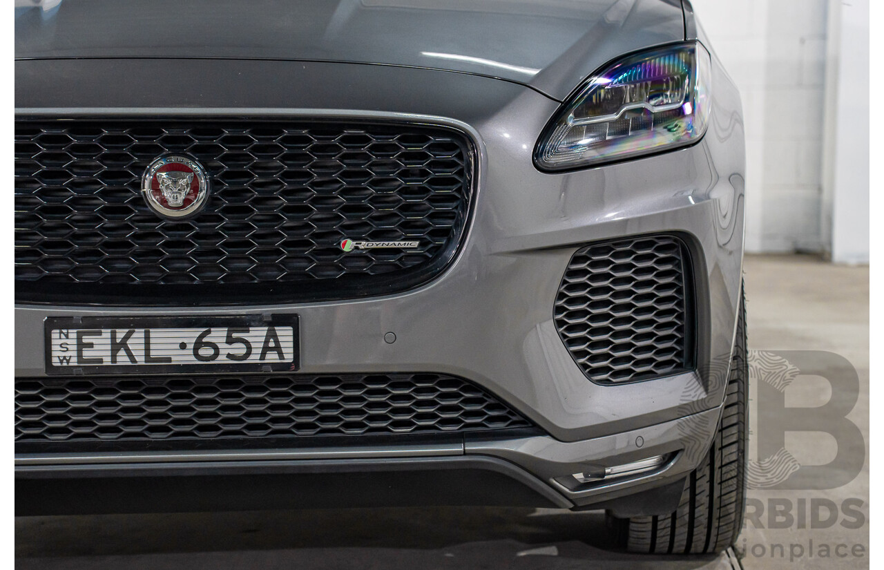 11/2020 Jaguar E-Pace P250 Chequered Flag (AWD 183KW) X540 MY20 4d Wagon Corris Grey Metallic Turbo 2.0L