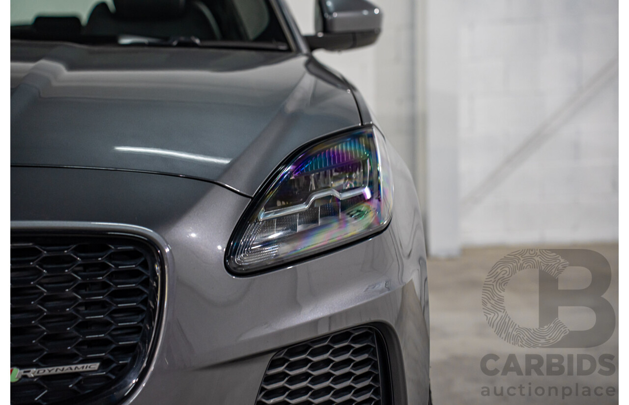 11/2020 Jaguar E-Pace P250 Chequered Flag (AWD 183KW) X540 MY20 4d Wagon Corris Grey Metallic Turbo 2.0L