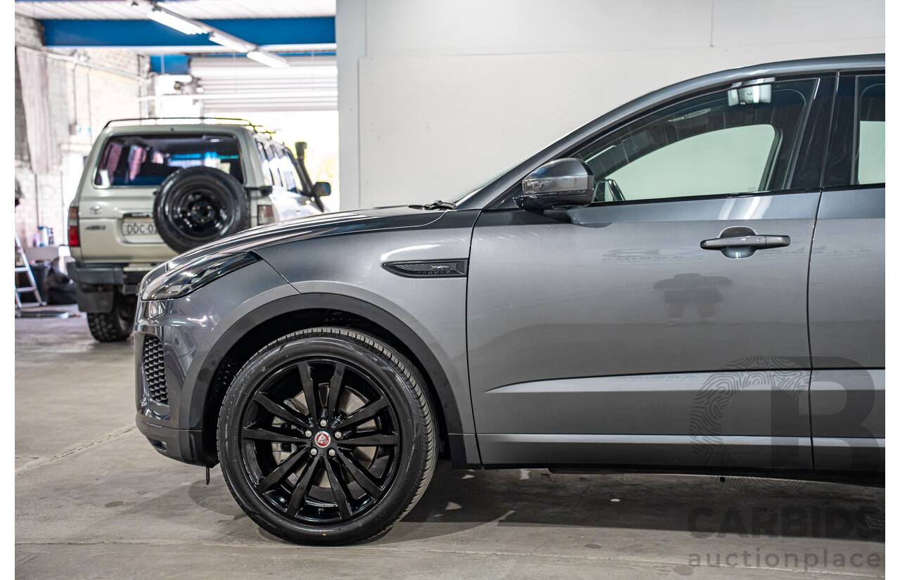 11/2020 Jaguar E-Pace P250 Chequered Flag (AWD 183KW) X540 MY20 4d Wagon Corris Grey Metallic Turbo 2.0L