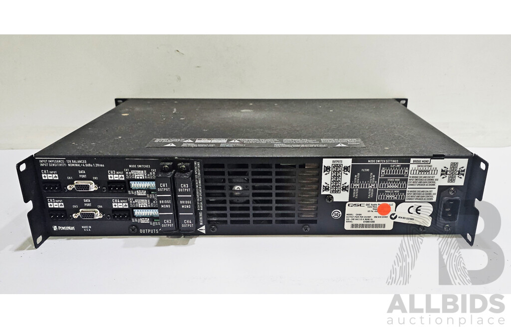 QSC (CX404) Professional Amplifier