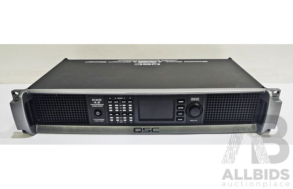 QSC (CXD4.2) Multi-Channel System Proessing Amplifier