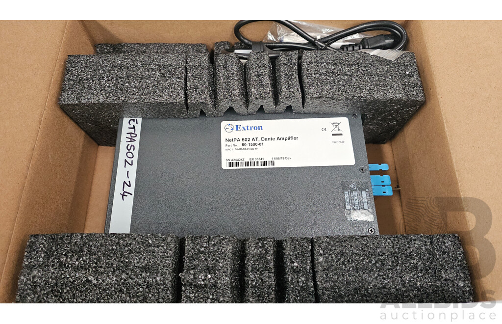 Extron NetPA 502 at Dante Amplifier - Lot of Three