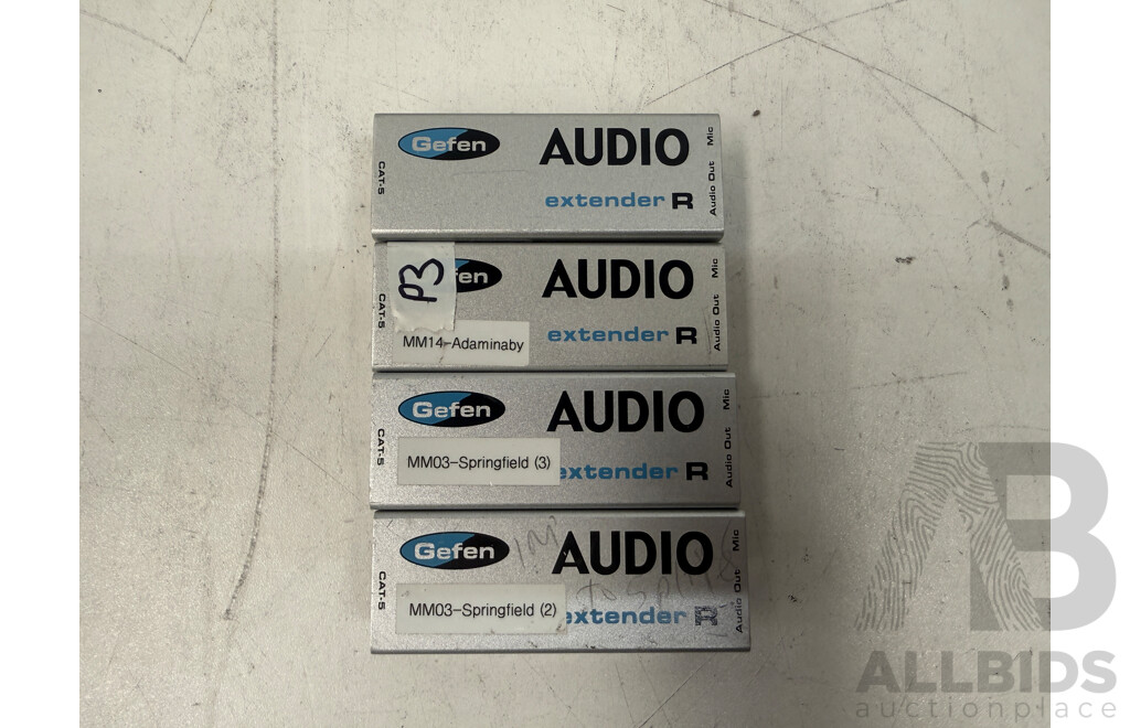 4x Gefen Audio Extender R + 1x Gefen Audio Extender S + 1x Gefen VGA Audio Extender R + 1x Gefen USB 2.0 LR Extender R