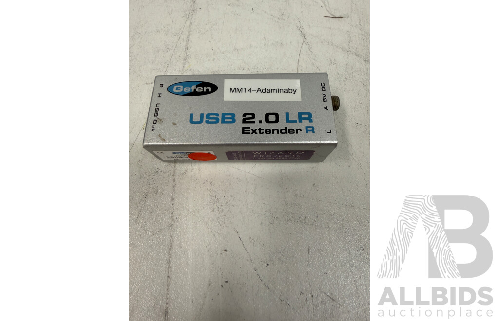 4x Gefen Audio Extender R + 1x Gefen Audio Extender S + 1x Gefen VGA Audio Extender R + 1x Gefen USB 2.0 LR Extender R