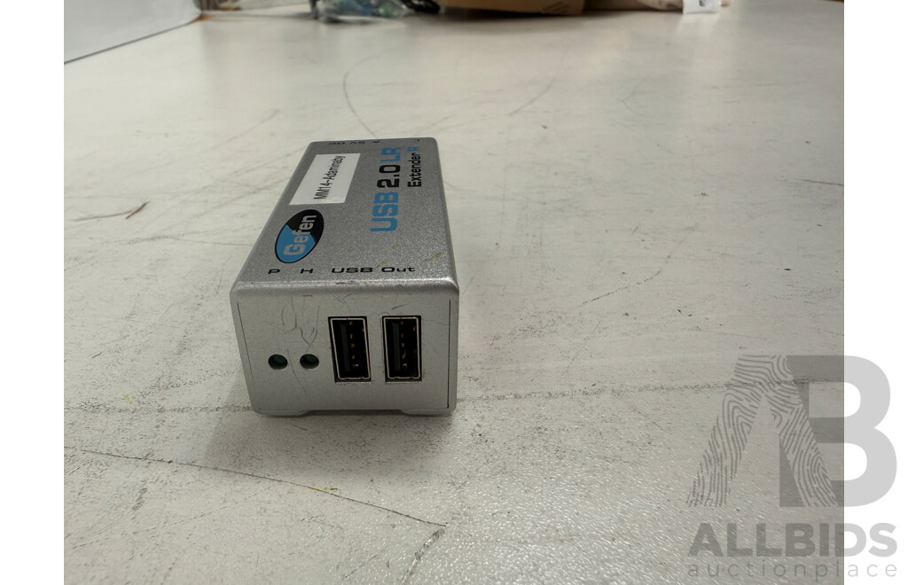 4x Gefen Audio Extender R + 1x Gefen Audio Extender S + 1x Gefen VGA Audio Extender R + 1x Gefen USB 2.0 LR Extender R