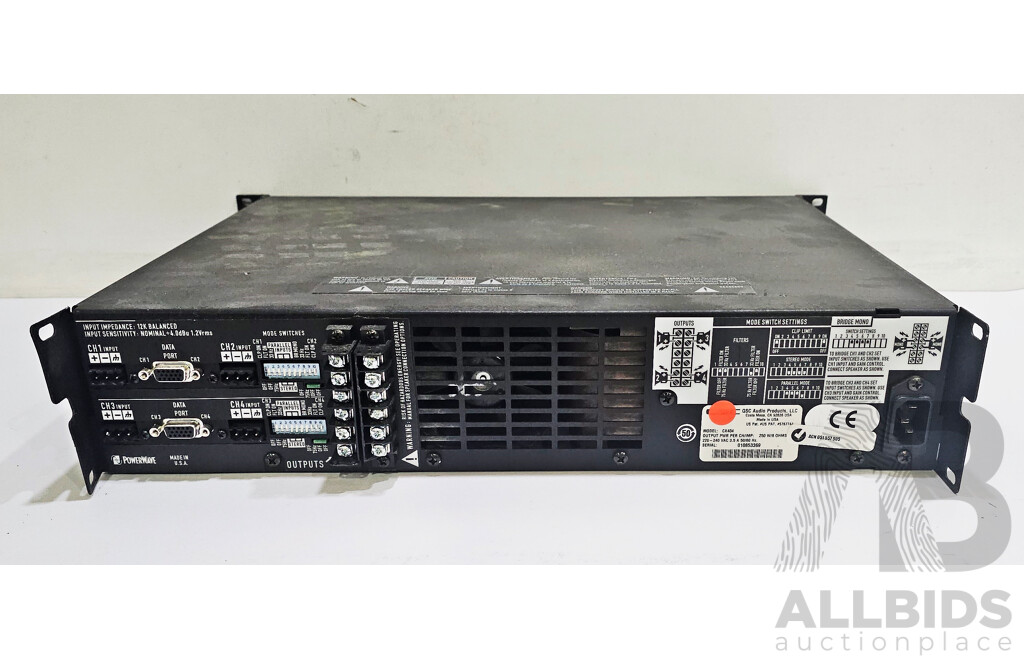 QSC (CX404) Professional Amplifier