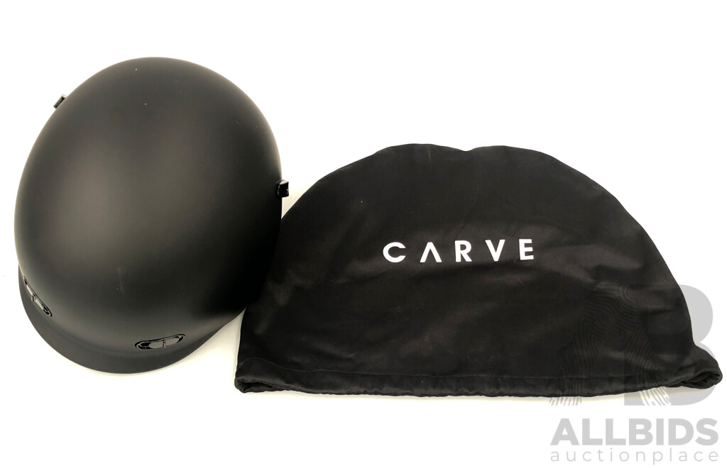 Carve Snow Helmet - Size L-XL - Matte Black