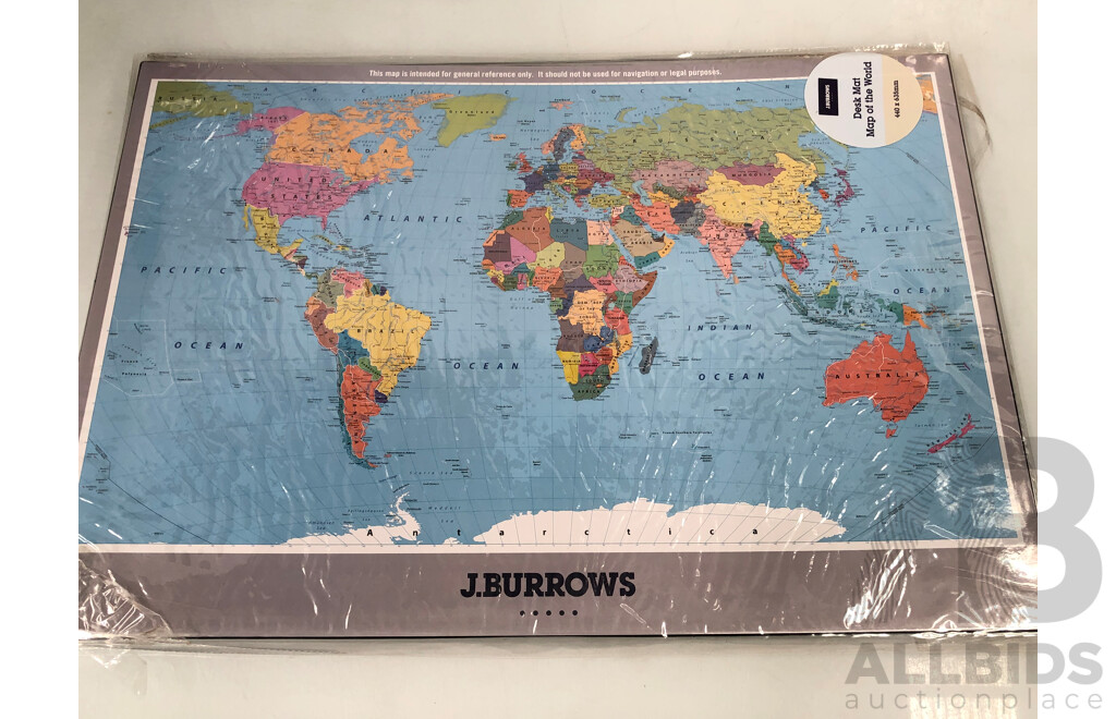 2025/2026 Financial Planners, Cork Boards and World Map Desk Mats - Lot of 21 - Brand New