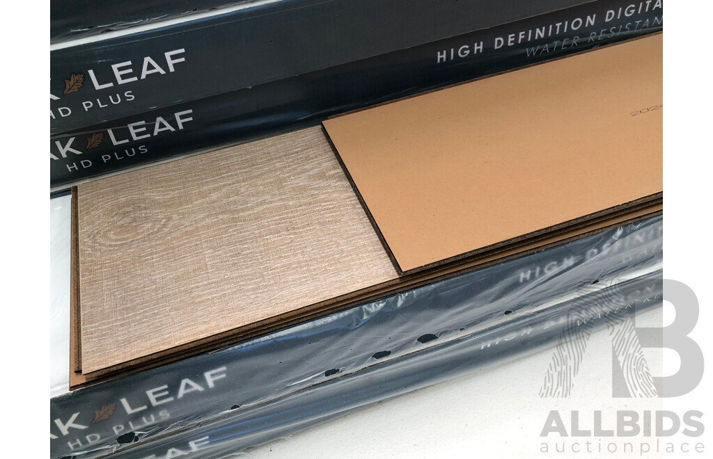 Oak Leaf HD Plus 8mm  Laminate Flooring - Wolf Grey Finish - 15.16 Square Meters - Brand New