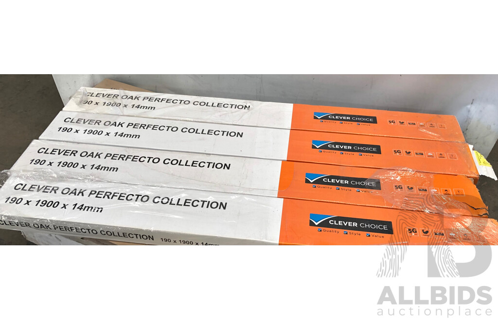 Clever Oak Perfecto Collection 14mm  Laminate Flooring - Madrid Finish - 8.66 Square Meters - Brand New