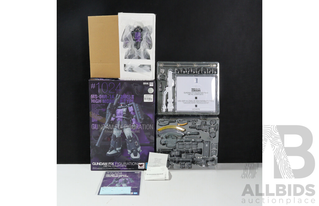 Boxed Bandai Katoki Hajime MS-06R-1A High Mobility Type #1024