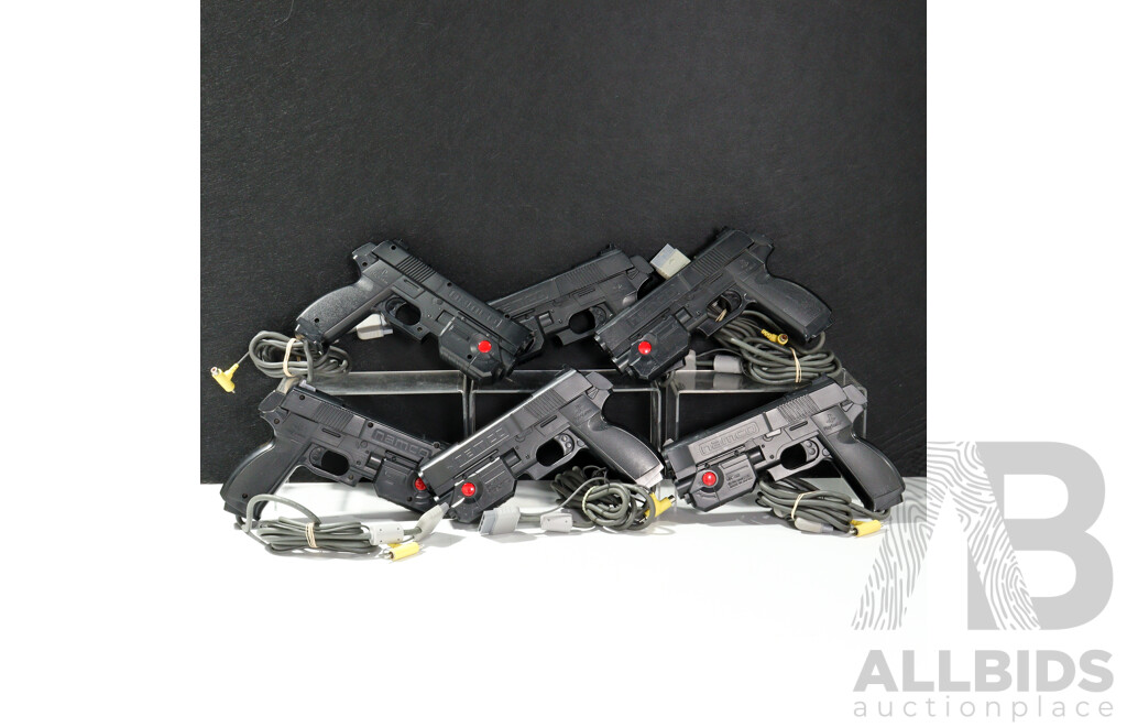 Collection of Namco Light Gun Controllers