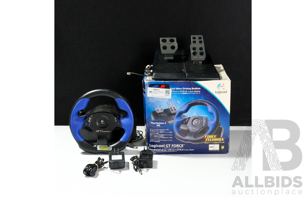 Assorted of Logitech Steering Wheel Controllers for Playstation