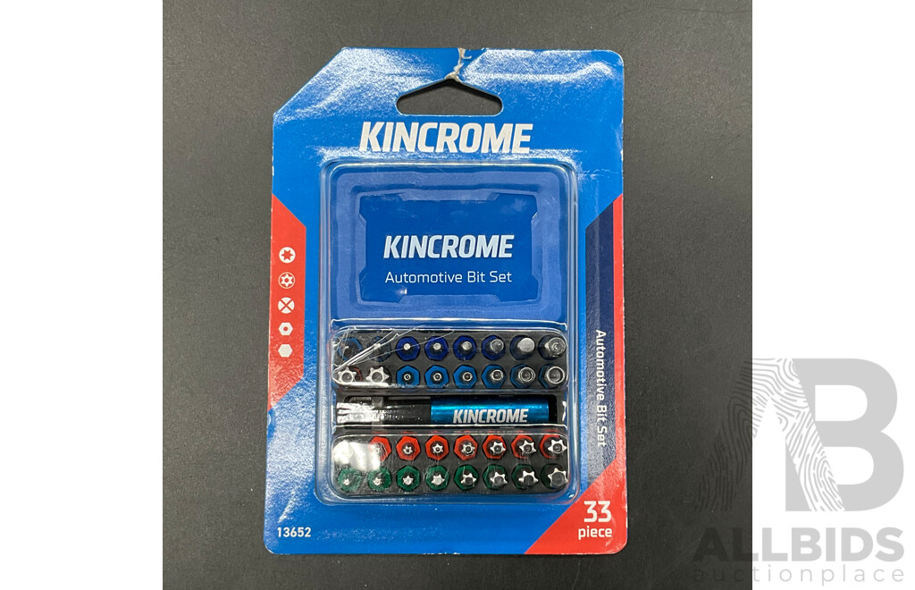 Kinchrome 48 Piece Socket Set and Automotive Bit Set