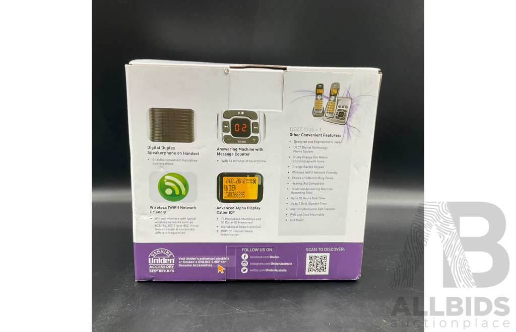 Orion Security Camera, Kensignton VeriMark and Uniden Dect1735 Phone