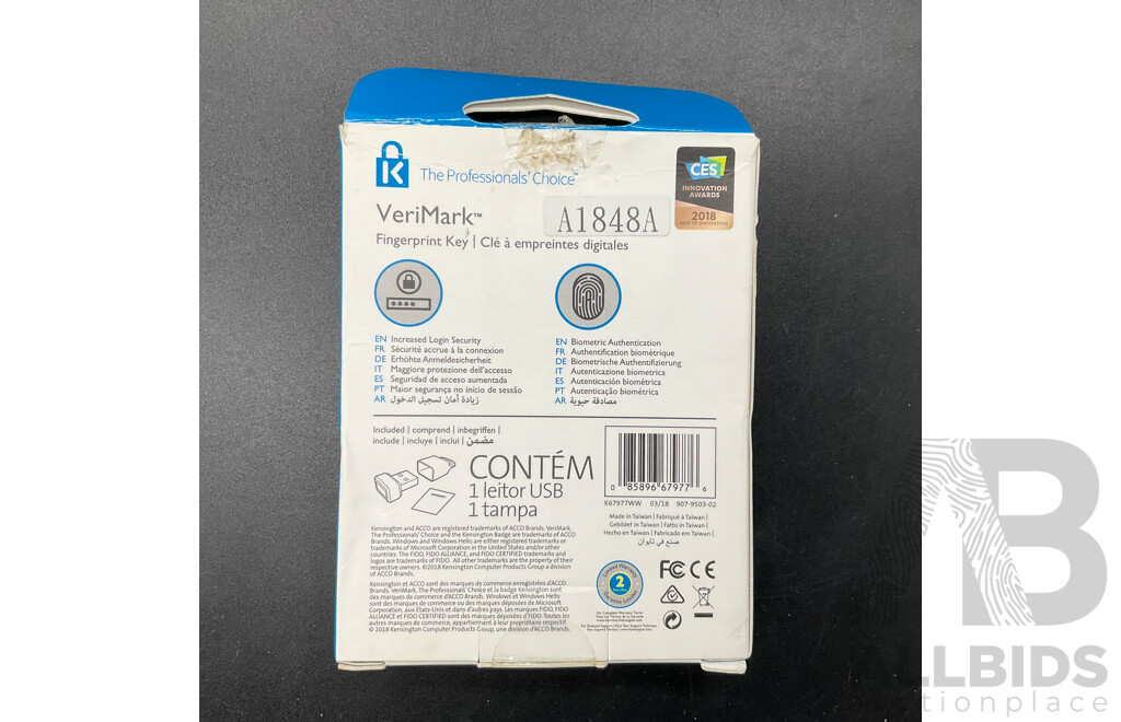 Orion Security Camera, Kensignton VeriMark and Uniden Dect1735 Phone