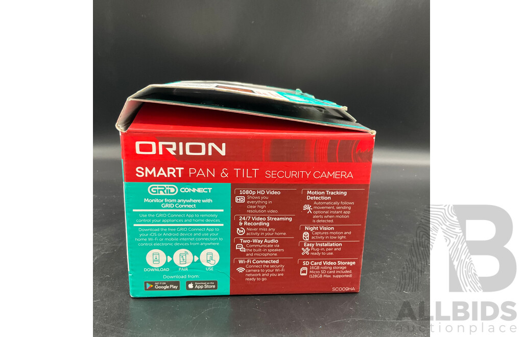 Orion Security Camera, Kensignton VeriMark and Uniden Dect1735 Phone