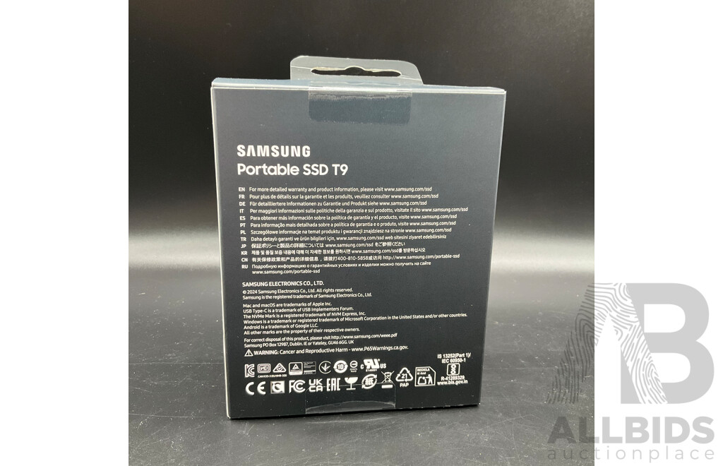 Samsung Portable SSD T9 - 2TB