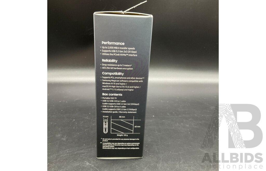 Samsung Portable SSD T9 - 2TB