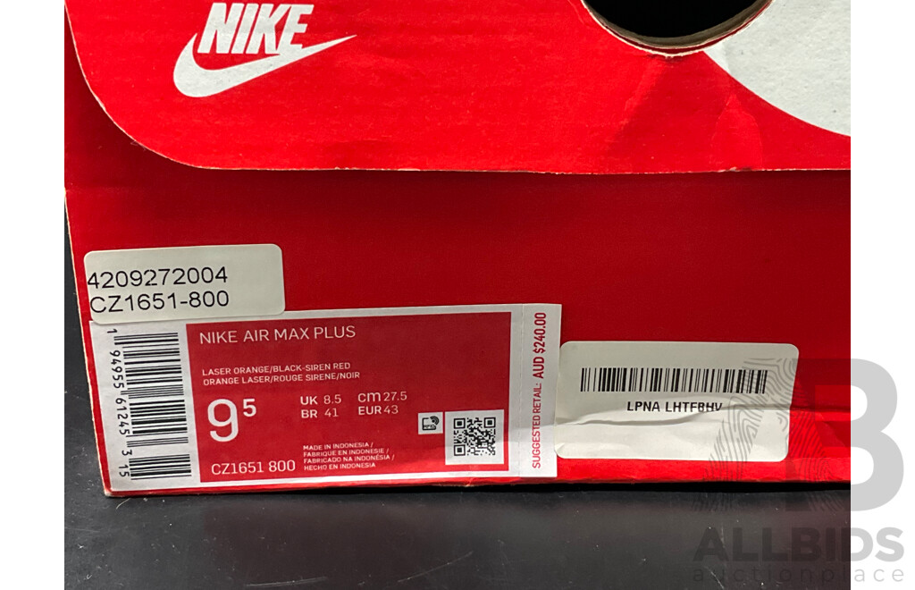 Nike Air Max Plus US9.5