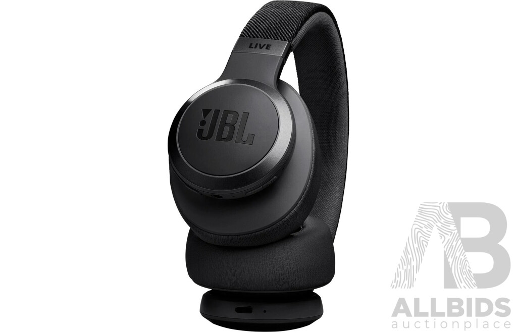 JBL Live 770 NC Wireless True Adaptive Noise Cancelling Over-Ear Headphones (Black) - ORP $ 249