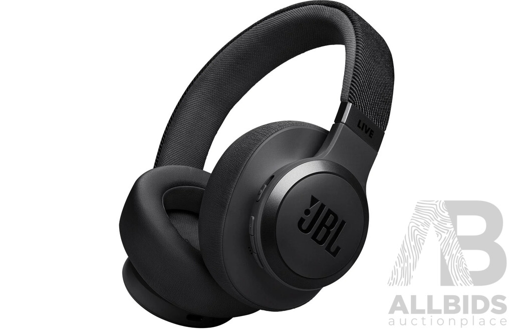 JBL Live 770 NC Wireless True Adaptive Noise Cancelling Over-Ear Headphones (Black) - ORP $ 249