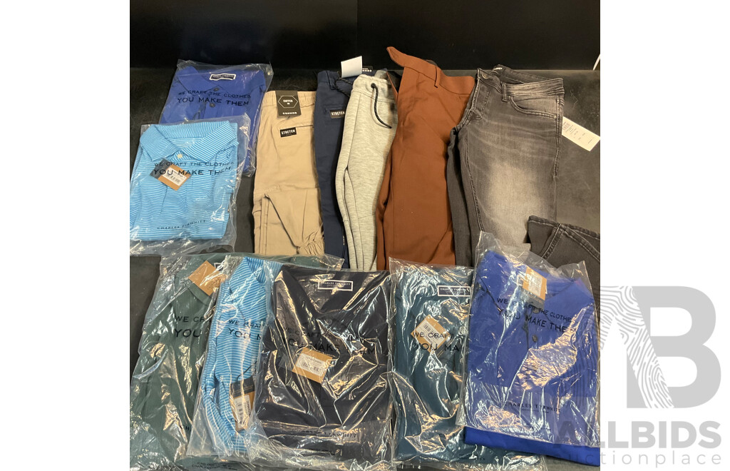 Charles Tyrwhitt M/L Polo Shirts & Assorted Size 28/30/M Conner,Jack&Jones, Nike Pants