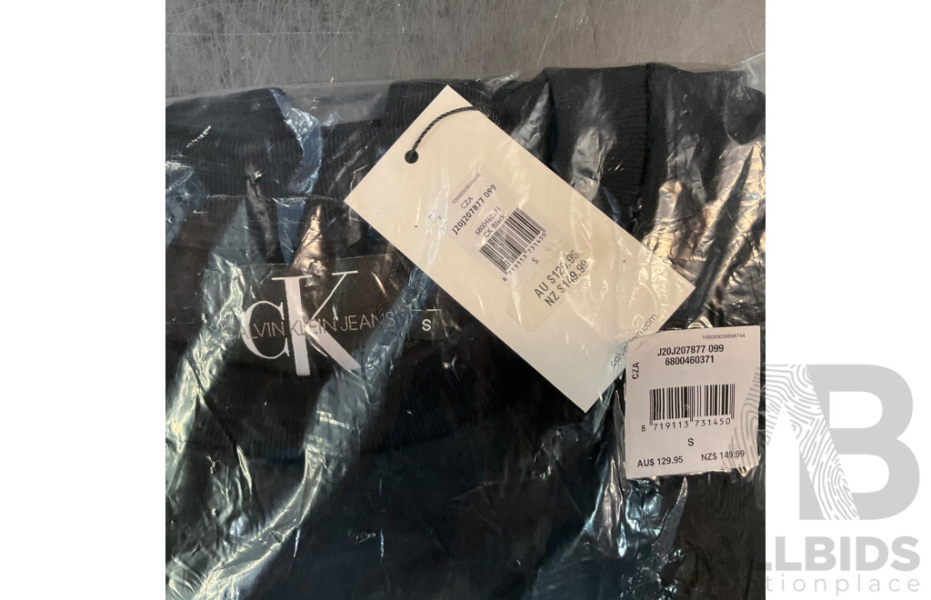 Calvin Klein Black Sweater & FrontBunner Pants - Size S - Lot of 2