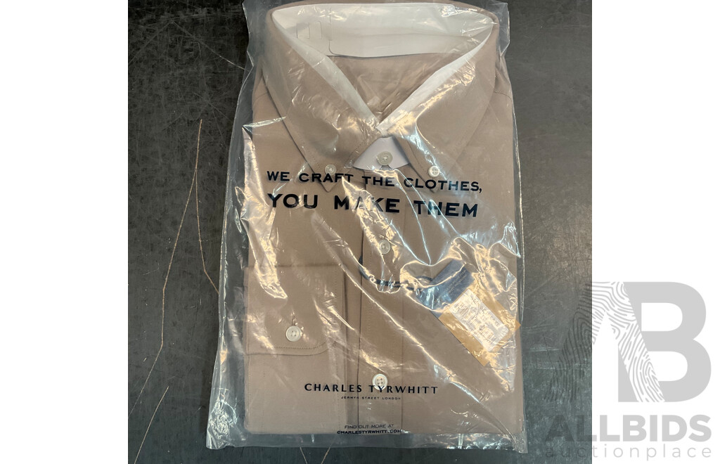 Charles Tyrwhitt Extra Large Shirt and POLO Shirt - Lot of 8