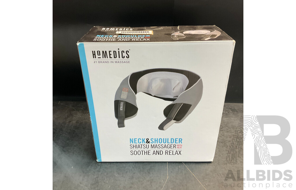 HOMEDICS Neck & Shoulder Shiatsu Massager with Heat