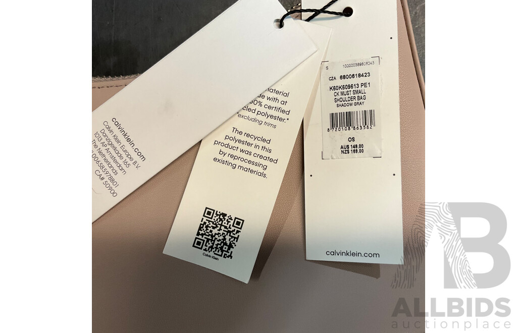 Calvin Klein Pink Should Bag & JUICY Pink Crossbody Bag - Lot of 2