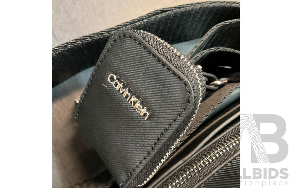 Calvin Klein Black Camera Bag with Case - ORP $169