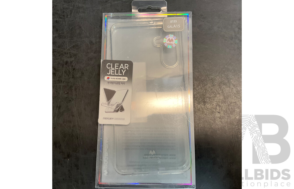 OPPO A58 Smart Phone & Rode Video Micro & Clear Phone Case for Galaxy A15 - Lot of 3