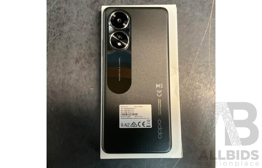 OPPO A58 Smart Phone & Rode Video Micro & Clear Phone Case for Galaxy A15 - Lot of 3