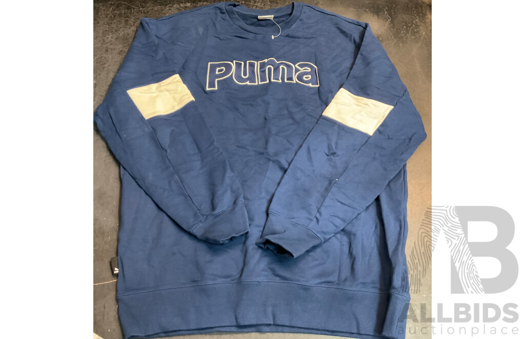 Puma(L), Calvin Klein (S), Ellesse(XL) Sweaters and Jumpers - Lot of 3
