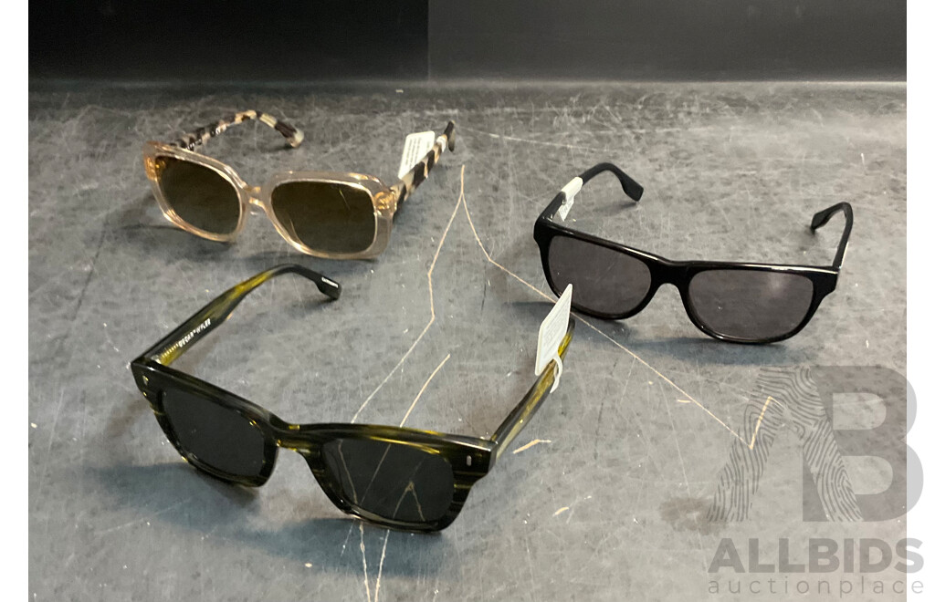 Option, Ralph, Oscar Wylee Sunglasses - Lot of 3