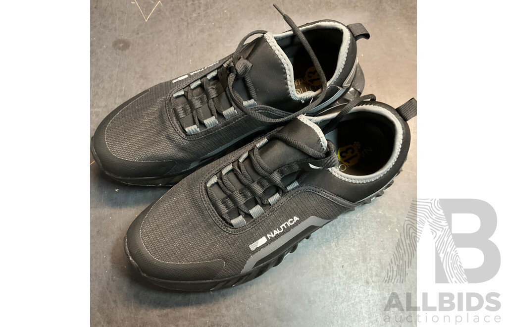 Guess Wallet & Revlon Gift Set & Nautica Size 13 Shoes & Assorted Everlast Apparel