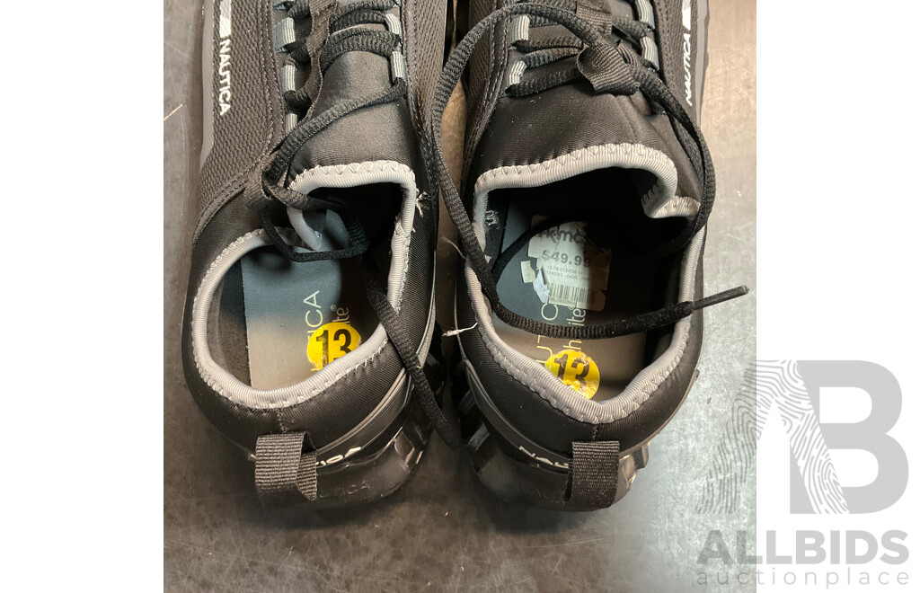 Guess Wallet & Revlon Gift Set & Nautica Size 13 Shoes & Assorted Everlast Apparel