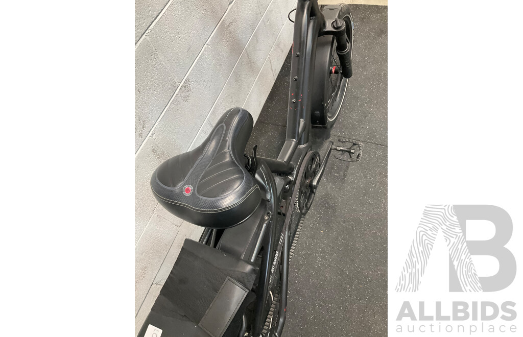 Black Folding Electric Bike