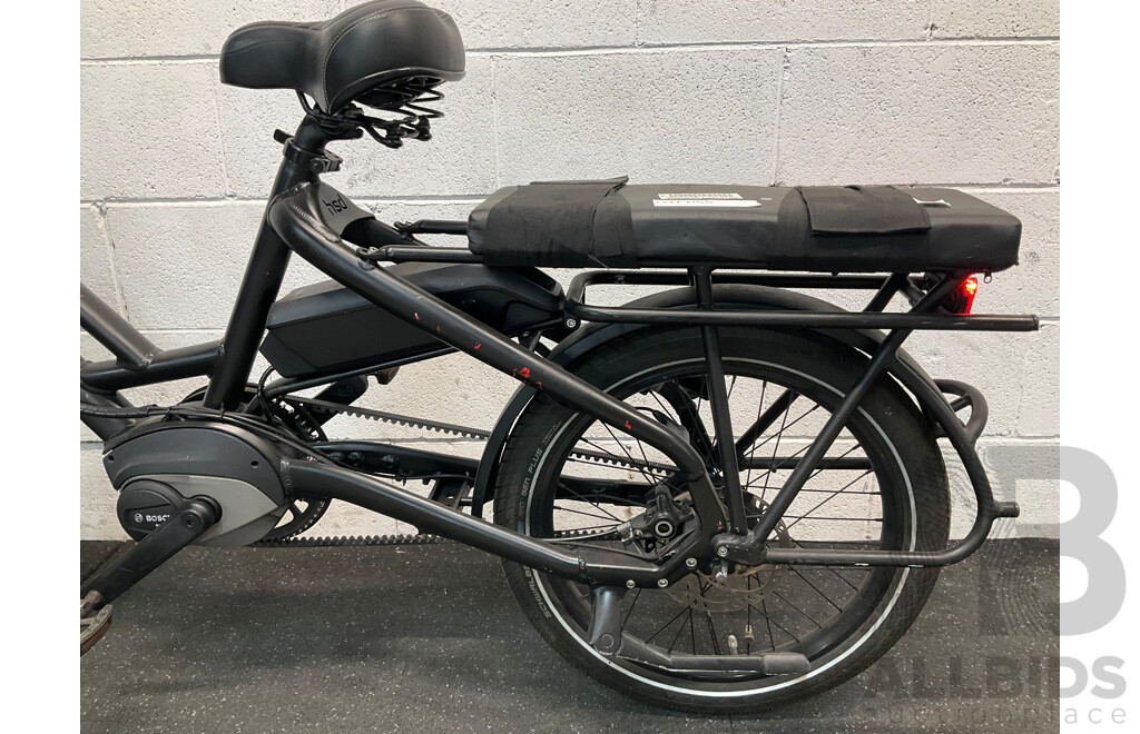Black Folding Electric Bike