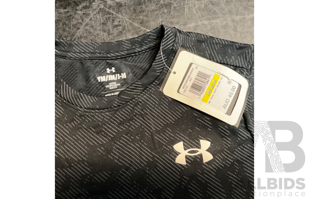 Under Armour Youth Size S/M Apparel - Lot of 8 - Total ORP $ 370