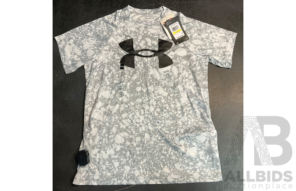 Under Armour Youth Size S/M Apparel - Lot of 8 - Total ORP $ 370