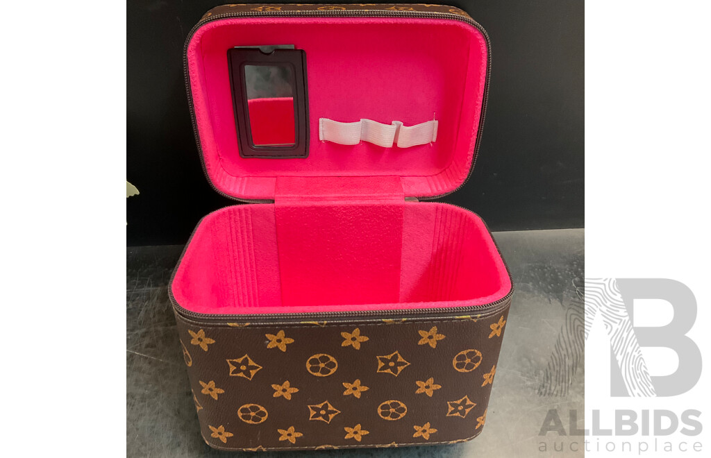 GUESS Long Brown Wallet and Assorted Bags and Bracelet - Lot of 5