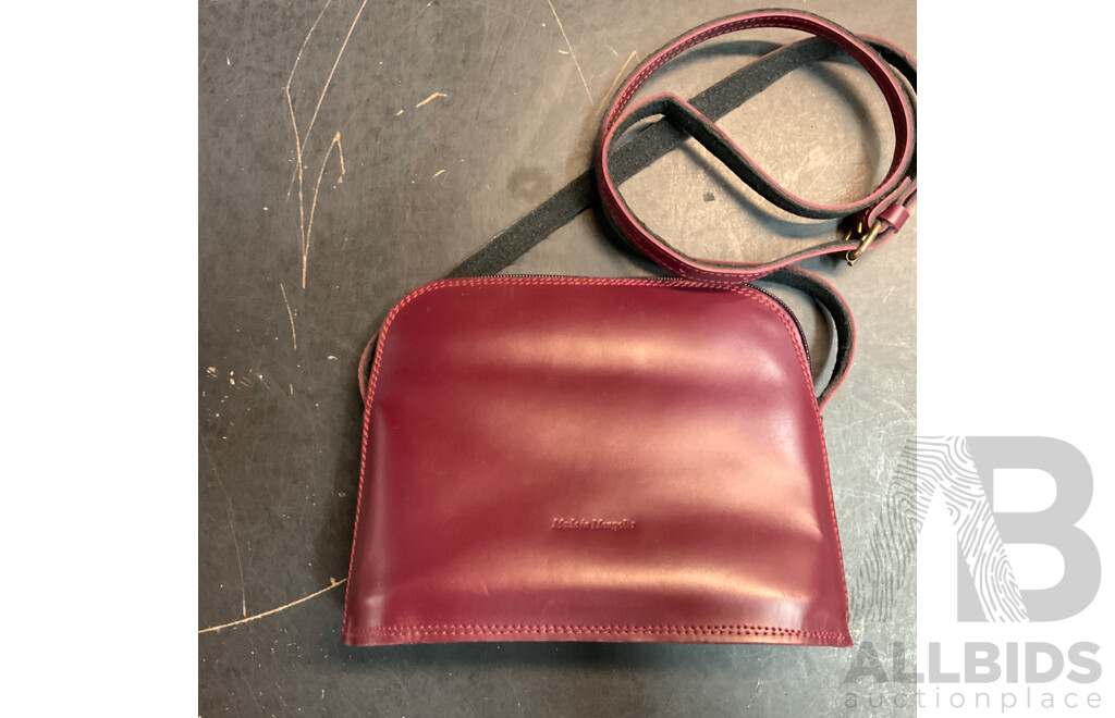 GUESS Long Brown Wallet and Assorted Bags and Bracelet - Lot of 5