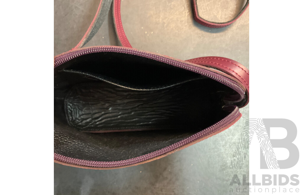 GUESS Long Brown Wallet and Assorted Bags and Bracelet - Lot of 5