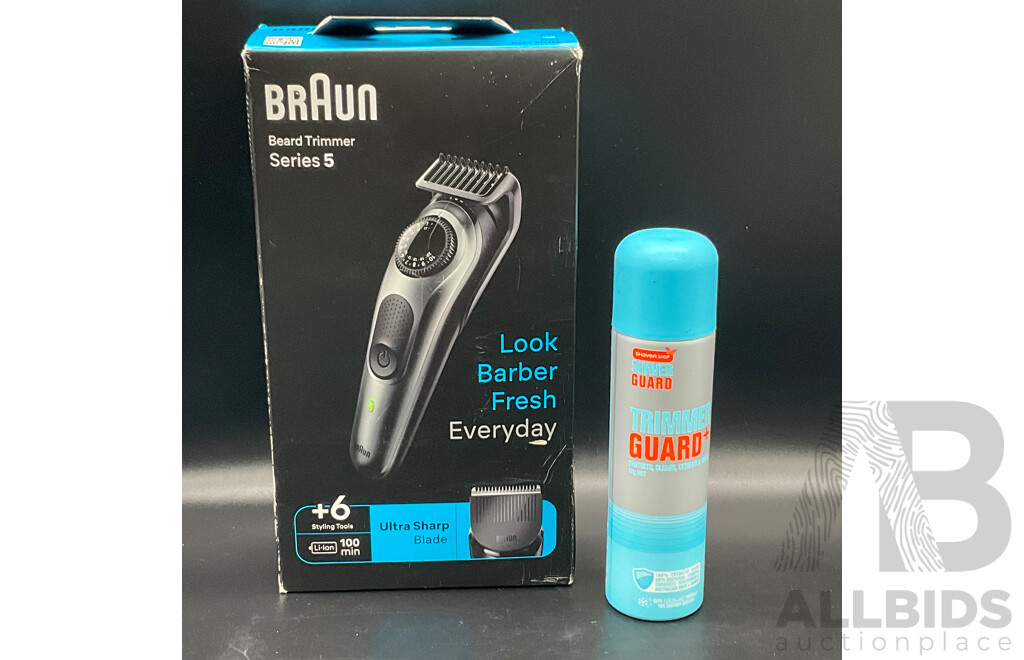 Braun Beard Trimmer Series S and Shaver Shop Trimmer Guard