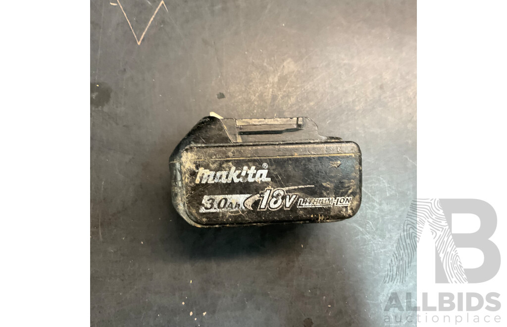 Makita BJR181 Cordless Reciprocating Saw & DGA504 Angle Grinder with 1 Battery