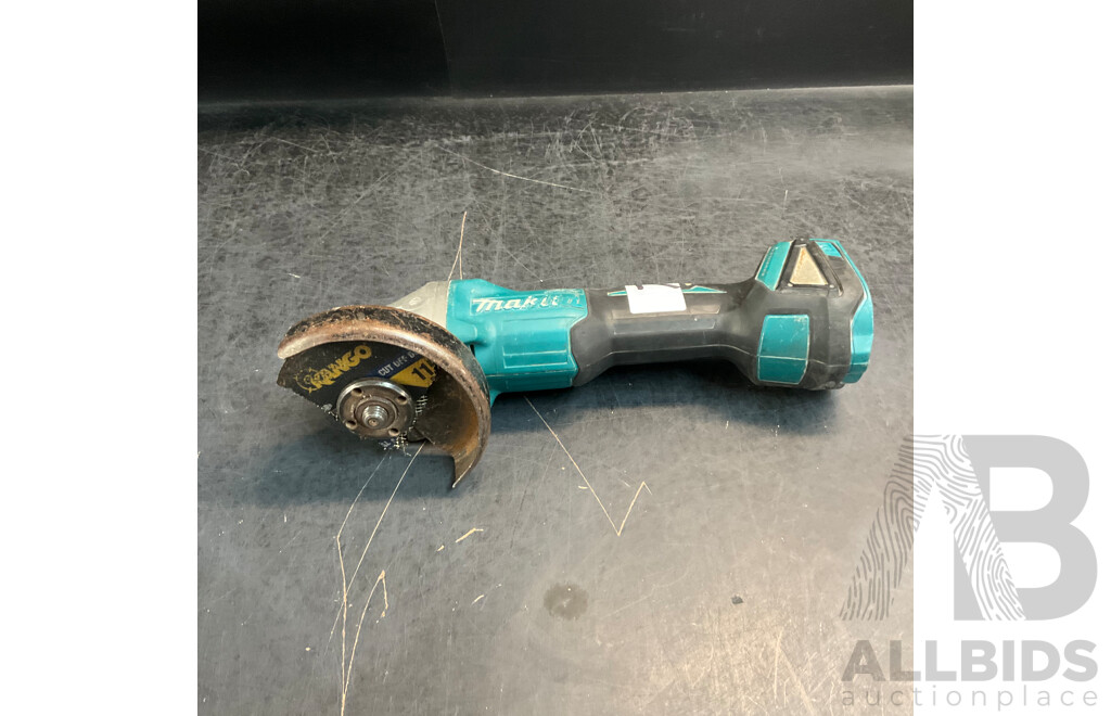 Makita BJR181 Cordless Reciprocating Saw & DGA504 Angle Grinder with 1 Battery