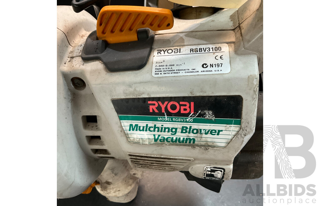RYOBI Mulching Blower Vacuum RGBV3100